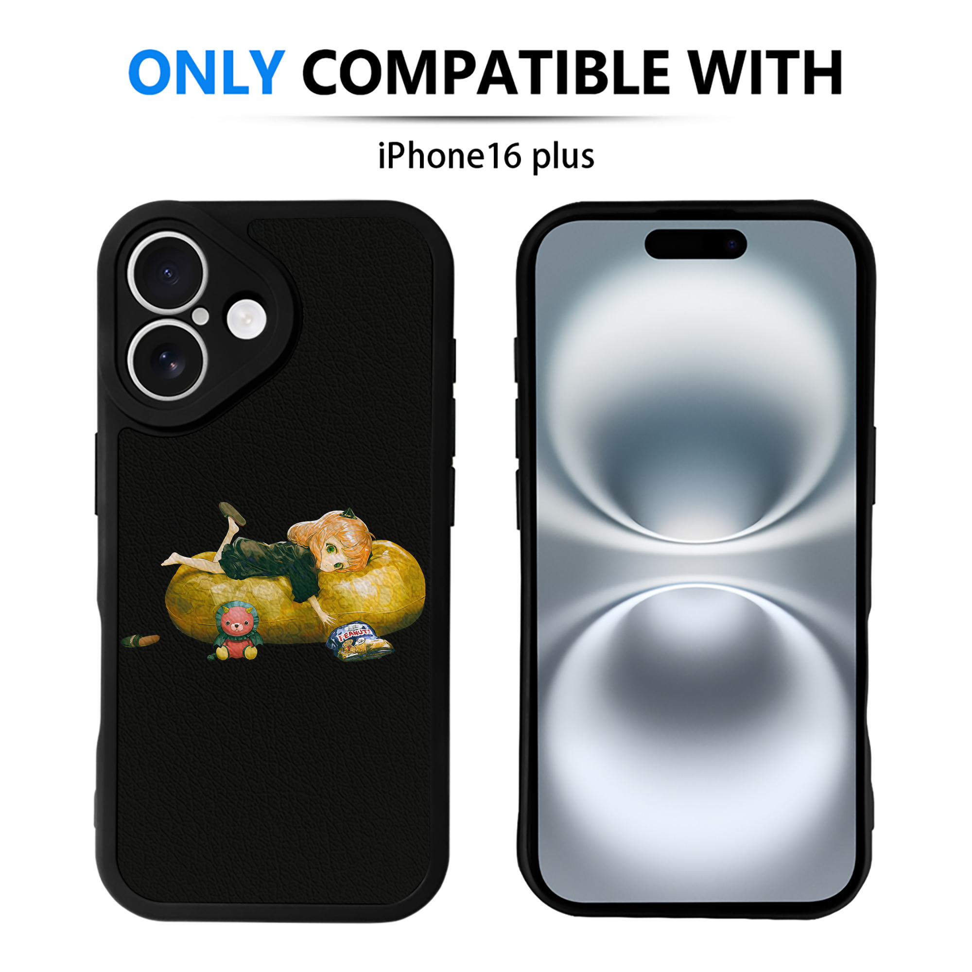（画像用） SPY×FAMILY间谍家家酒 【iPhone 16シリーズ対応】シリコンスマホケース（レザー調） 材質：シリコン